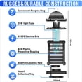thumbnail image 2 of MaiRuiSi Bug Zapper, Mosquito Killer, Electric Fly Zapper, 1 Acre Coverage, Hanging, Black, 4100V,1 Count, 2 of 5