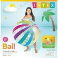 thumbnail image 4 of Intex 42" Jumbo Striped Transparent Beach Ball, Ages 3+, 4 of 6