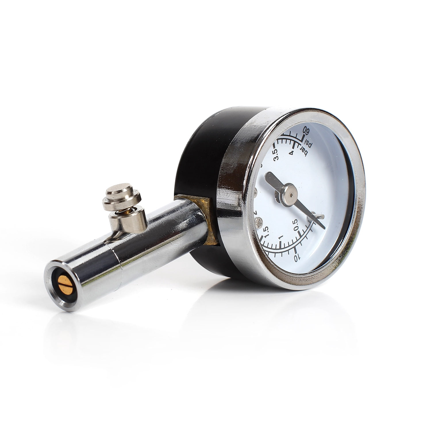 Hyper Tough Auto Mini Dial Tire Gauge, Silver, Model ST111704S