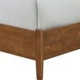 thumbnail image 6 of Furniture of America Erik Adult Queen Boucle Fabric and Solid Wood Mattress Ready Bed, Walnut, 6 of 10