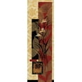 thumbnail image 2 of Rosa Solano 13x32 Gallery Wrapped Canvas Wall Art Titled - Floral Fantasy II, 2 of 4