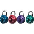 thumbnail image 2 of Master Lock Assorted Numeric Combination Locks 3 Digit - Master Keyed - 0.28" Shackle Diameter - Cut Resistant - Stainless Steel Body, Steel Shackle - Assorted - 1 / Each, 2 of 3