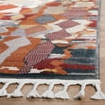 thumbnail image 4 of Safavieh Farmhouse Cadence Abstract Area Rug, Orange/Navy, 5'1" x 7'3", 4 of 11