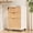 Oak, variant on 3 Drawers Fluted Mobile File Cabinet with Lock, Rolling File Cabinet Printer Stand Table, Under Desk Wooden Filing Cabinets for Home Office Essentials Storage Organization Furniture Letters/A4(Oak)