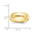 thumbnail image 4 of Finest Gold 6 mm 10KY LTW Comfort Fit Band - Size 13.5, 4 of 5