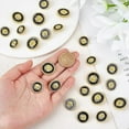 thumbnail image 3 of 24pcs Metal Blazer Button 3 Size Antique Lion Buttons Single Hole Sewing Buttons Black Golden Shank Buttons, 3 of 9