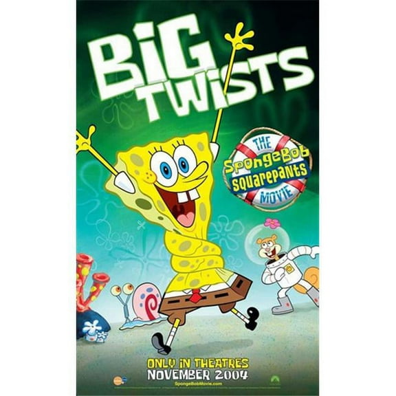 SpongeBob SquarePants Movie Poster - 11 x 17