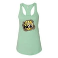 thumbnail image 3 of Softball Mom Animal Print Girl Sports Ladies Racerback Tank Top, Mint, Medium, 3 of 5