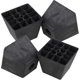 thumbnail image 1 of 2026 Black Plastic Trapezoid Sofa Couch Furniture Legs Feet Pack Of 4 (type 2) Gift Y, 1 of 5