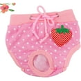 thumbnail image 3 of 3Pcs Comfortable Cotton Dog Diapers for Female Dogs Washable Pants for Menstruation and Heat Size Reusable Absorbent Pet Diapers for Cats and Dogs, 3 of 8