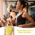 thumbnail image 4 of Yazoeia V Neck Washed Bralette CJC912-179581, 4 of 6