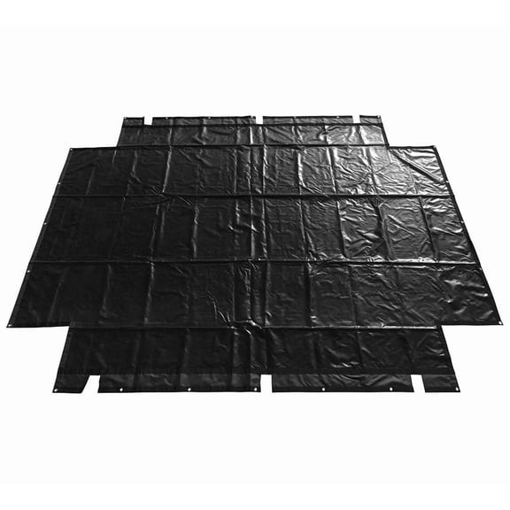 12' x 26' 18oz Vinyl Roll-Off Dumpster Tarp, Waterproof, Container Cover, 20, 30, and 40 Yard, Vinyl tarp