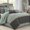 Blue Grey, variant on LANCO MODERN LIFESTYLE King Size Comforter Set, Burgundy, 10 Piece Bed in a Bag for All Seasons, Luxury Extreme Comfort Bedding Sets with Bedskirt, Pillow Shams, Euro Shams and Decor Pillows