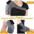 thumbnail image 5 of Heated Knee Massager,Shoulder Brace Wrap,Knee Heating Pad with Vibration, 3 Adjustable Eletric Knee Brace Wrap for Stress Relief 1 Pcs, 5 of 13