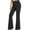 Black, variant on Kilaqueen Womens Dressy Work Pants Casual Office Curvy Fit Slacks High Waisted Comfy Stretchy Flare Dress Pants Bootcut Business Yoga Trousers