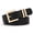 Black, variant on WHIPPY Women's Leather Belt for Jeans Dresses Leopard Waist Belt for Women Ladies Belts