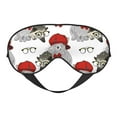 thumbnail image 6 of Rocae Rabbit And Hedgehog for Mask for Women Men, Luxury Eye Cover Eye Shade with Adjustable Strap for Travel, Nap, Meditation, 6 of 7