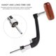 thumbnail image 2 of 2pcs Semi Metal Fishing Reel Handle Replacement Parts Universal Accessories Wooden Hand Grip For Reel Fishing Reels, 2 of 5