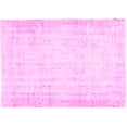 thumbnail image 1 of Ahgly Company Indoor Rectangle Abstract Pink Contemporary Area Rugs, 8' x 12', 1 of 4