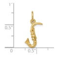 thumbnail image 3 of 14k Yellow Gold 3-D Saxophone Charm, 3 of 4