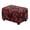 Blood Hands, variant on HELLHERO Teal Wavy Ottoman Slipcover Rectangle with Elastic Flowers Decorative Ottoman Cover for Bedroom Soft Polyester Fabric Footstool Slipcovers for Patio