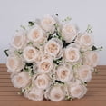 thumbnail image 1 of Ramo de rosas de simulación, flores de seda, 18 rosas, para boda, sala de estar, con flores, decoración, flores falsas, 1 of 6