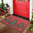 thumbnail image 2 of CuiLiyq Merry Christmas Welcome Door Mat, Welcome Floor Front Door Mats Rug, Christmas Tree Decor Doormat, for Home Kitchen Bathroom Indoor Outdoor Decorations (23.6" x 15.7"), 2 of 6