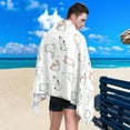 thumbnail image 4 of Coolnut Cute Cartoon Cat Beach Towel Super Soft Microfiber Sand Free Beach Towels, Oversized Camping Pool Towel, Lightweight, Breathable & Quick Dry Towels, 31x71in Washcloth Gift, 4 of 7