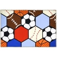 thumbnail image 1 of Jellybean PR-HRS001B 20 x 30 in. Allstars Indoor Area Rug, 1 of 1