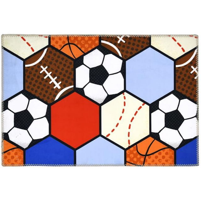 Jellybean PR-HRS001B 20 x 30 in. Allstars Indoor Area Rug
