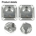 thumbnail image 4 of 2Pcs Stainless Spring Loaded Pull Ring Lift Handle For Hatch Boat Stainless Steel Boat Lift Handle Marine Yacht Locker Pull Ring, 4 of 9