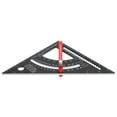 thumbnail image 3 of Shisuyan Adjustable Aluminum Alloy Triangle Ruler for Carpentry Precision Right Angle Ruler Tool for Woodworking Framing Measuring, 3 of 8
