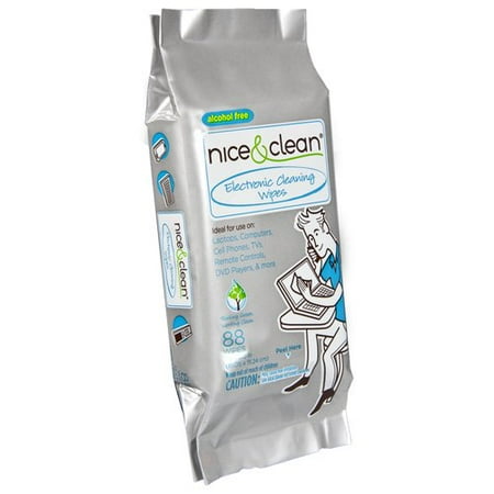 Nice ;N Clean Electronic Wipes, 88pk