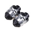 thumbnail image 3 of Dalazy CNC Motorbike Front Fork Cup Frame Slider Crash Guard Protector Enhanced Performance and Durability Silver 1Set, 3 of 6