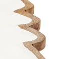 thumbnail image 5 of Tabletops Gallery 14" Mango wood serving tray w/ Enamel White Christmas Tree, 5 of 5