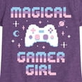thumbnail image 3 of Instant Message - Magical Gamer Girl - Toddler & Youth Girls Short Sleeve Graphic T-Shirt, 3 of 6