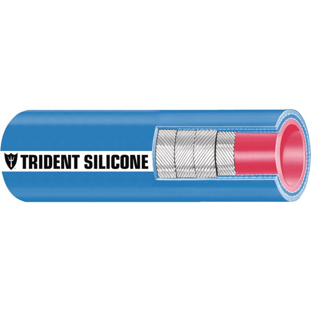 Trident Blue "VHT" Silicone Softwall Wet Exhaust Marine Hose Walmart