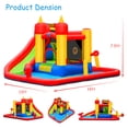 thumbnail image 2 of Costway Inflatable Water Slide Jumping Bounce House Bouncy Splash Park, 2 of 10