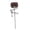 Brown, variant on M Buder Instant Read Pocket Milk Frothing Food Thermometer with Clip 304 Stainless Steel for Chocolate Coffee Drinks Square Shape Barista Tool 5.3 inches / 13.5 cm Length in Black