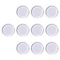 thumbnail image 4 of 10 piezas de almohadillas de punta de taco de billar, almohadillas de férula, pieza de reparación, accesorio de billar portátil, repuesto para barra claro, 4 of 8