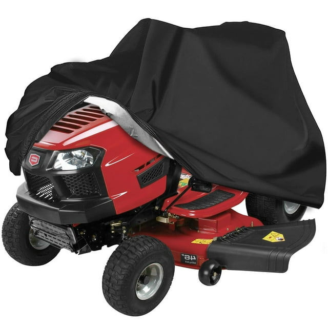 Cubierta para cortadora de césped para exteriores, impermeable, resistente, poliéster 210D, protección UV Oxford, cubierta para Tractor de césped, se adapta a cubiertas