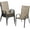 Black, variant on Pirecart Set of 4 Patio Dining Chairs, Textilene Outdoor Stacking Chairs for Poolside, Backyard, Garden