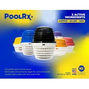 PoolRx+ Black/White 6-Month Swimming Pool Algaecide, 1 Tablet Treats 20k-30k Gallons Pool Algae Control