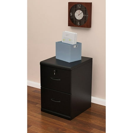 2 Drawer Vertical Wood Lockable Filing Cabinet Black 2 Drawer Vertical Wood Lockable Filing Cabinet Black