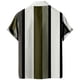 thumbnail image 2 of Camisas Para Hombre Casual Camisa de manga corta de los hombres de la impresión digital 3d de la del color de la tendencia de la moda (Green, S), 2 of 4