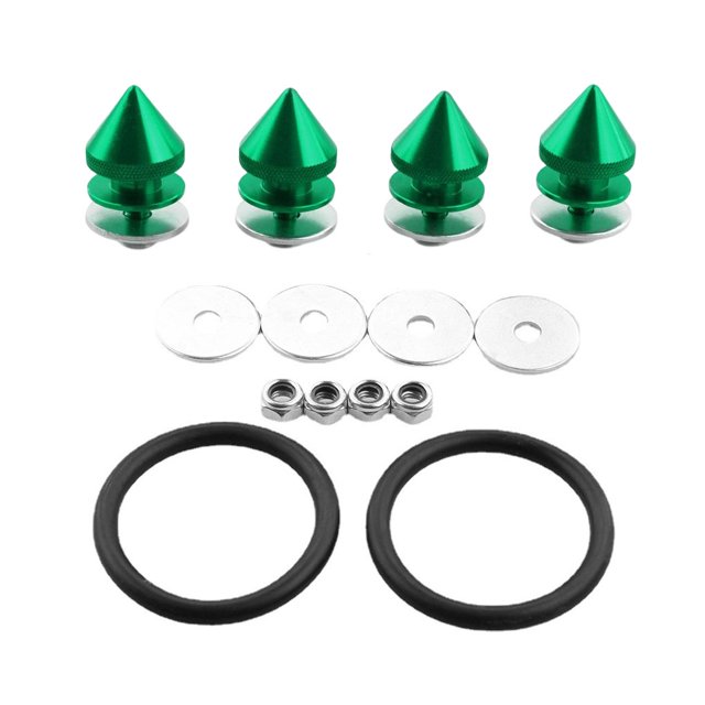 Speravity Junta de parachoques modificada para coche, hebilla de aleación de aluminio automotriz, cierre de liberación rápida, pieza de repuesto, Vehículos, repuestos y accesorios Mis Verde Speravity VI017756-06B