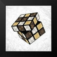 thumbnail image 2 of Pavlova, Martina 20x20 Black Modern Framed Museum Art Print Titled - Cube, 2 of 5