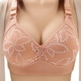 thumbnail image 4 of Unlined Minimizer Lace Bra Underwire Bra-Pinch-Free Straps Convertible Bra Padded Seamless Adjustable Straps Bra, 4 of 4