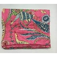 thumbnail image 4 of Bird Peacock animal Print Cotton Handmade Handblock Kantha Quilt Bohemain Decor Queen Size / King Size / Twin Size Bedspread Boho Coverlet Throw Blanket with 2 pillow cover, 4 of 5