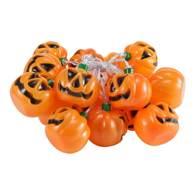 Cadena de luces LED de Halloween Horror alimentado por batería para decoración de suministros